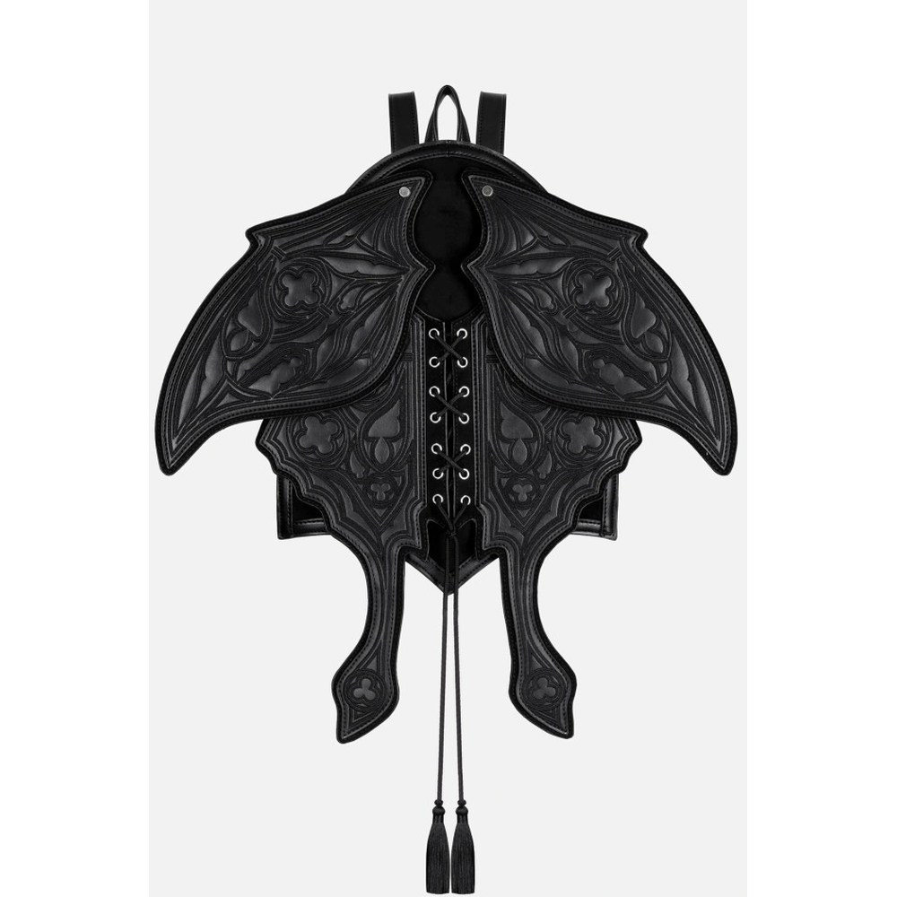 Restyle - Obsidian moth Rugtas - Zwart